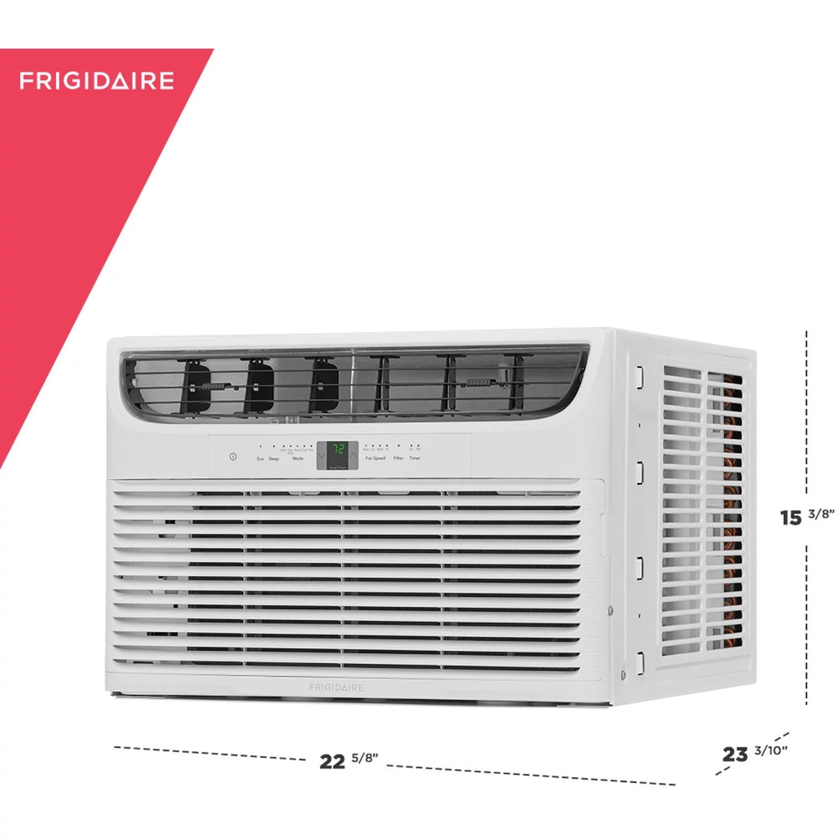 11,000 BTU Window Air Conditioner with Heater, White L72002