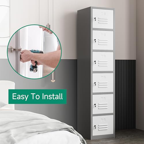 71" Metal Storage Cabinet with Lock Y440