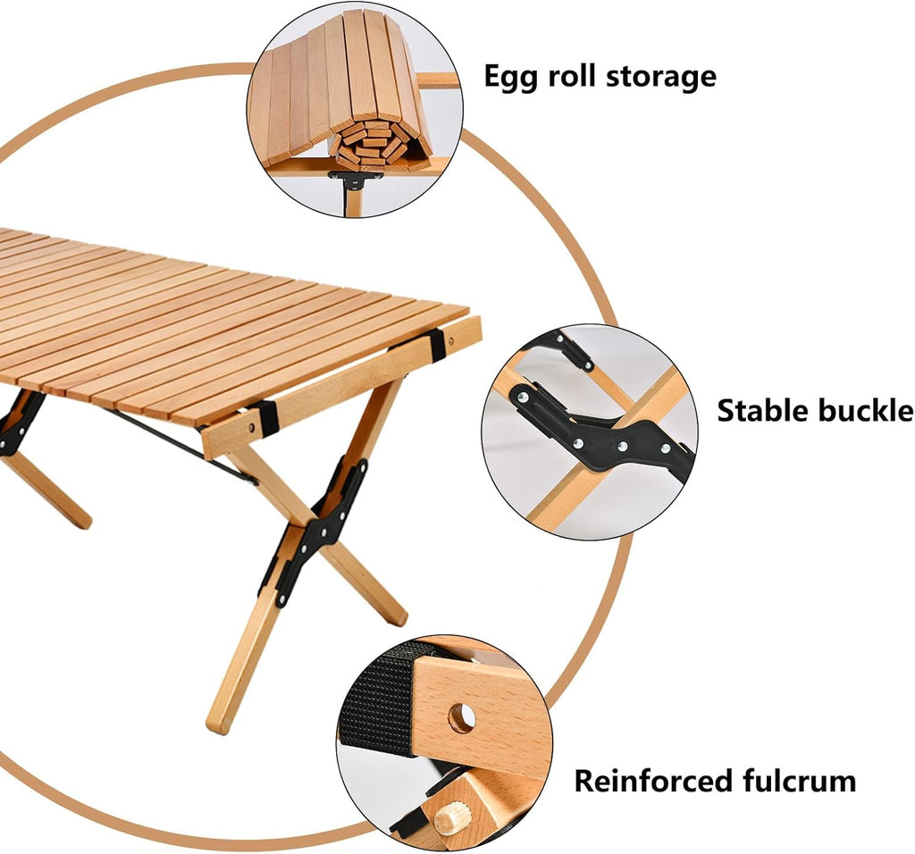 Low Folding Picnic Table with Carry Bag M63714