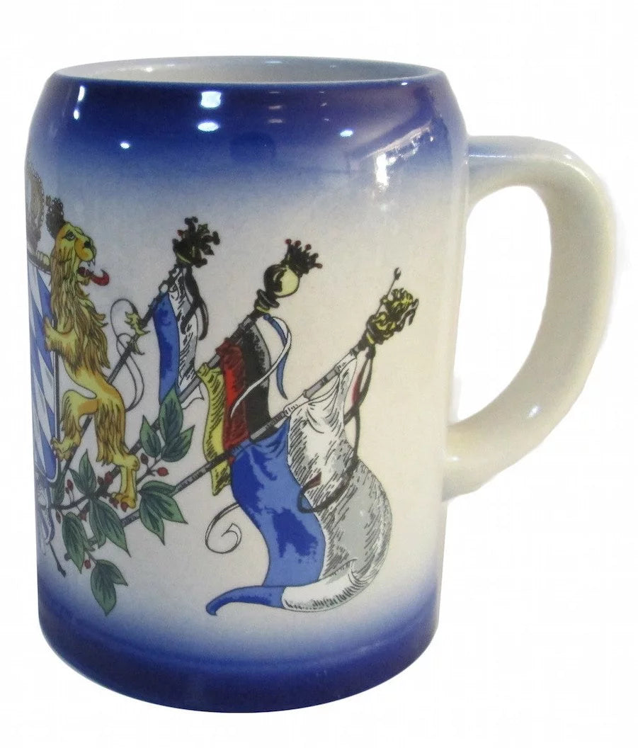 Stoneware Beer Stein Q599
