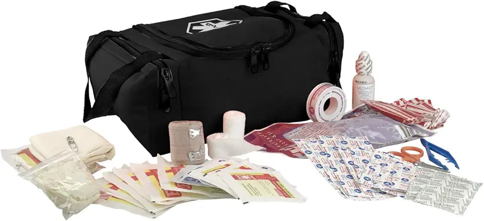 120 Piece Black First Aid Kit X628