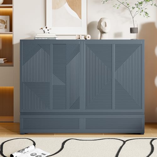 Full Size White Solid Pine Murphy Bed Cabinet with USB Ports W21392