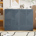 Full Size White Solid Pine Murphy Bed Cabinet with USB Ports W21392