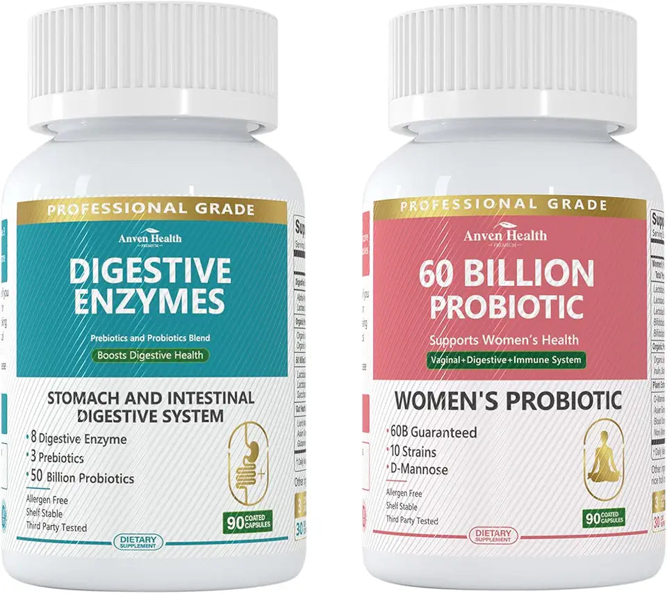 Digestive Enzymes and Probiotics Bundle I2740