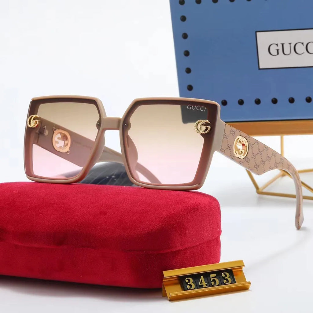 Double G Graffiti Printing Sunglasses T690473