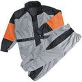Men's Rain Suit Black Silver X-Large Q5307