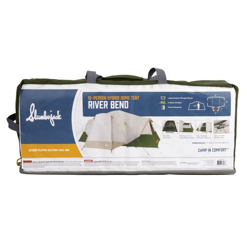 10-Person 3-Room Hybrid Dome Tent A144