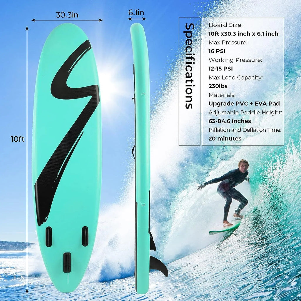 Inflatable Stand Up Paddle Board with Non-Slip Deck W612
