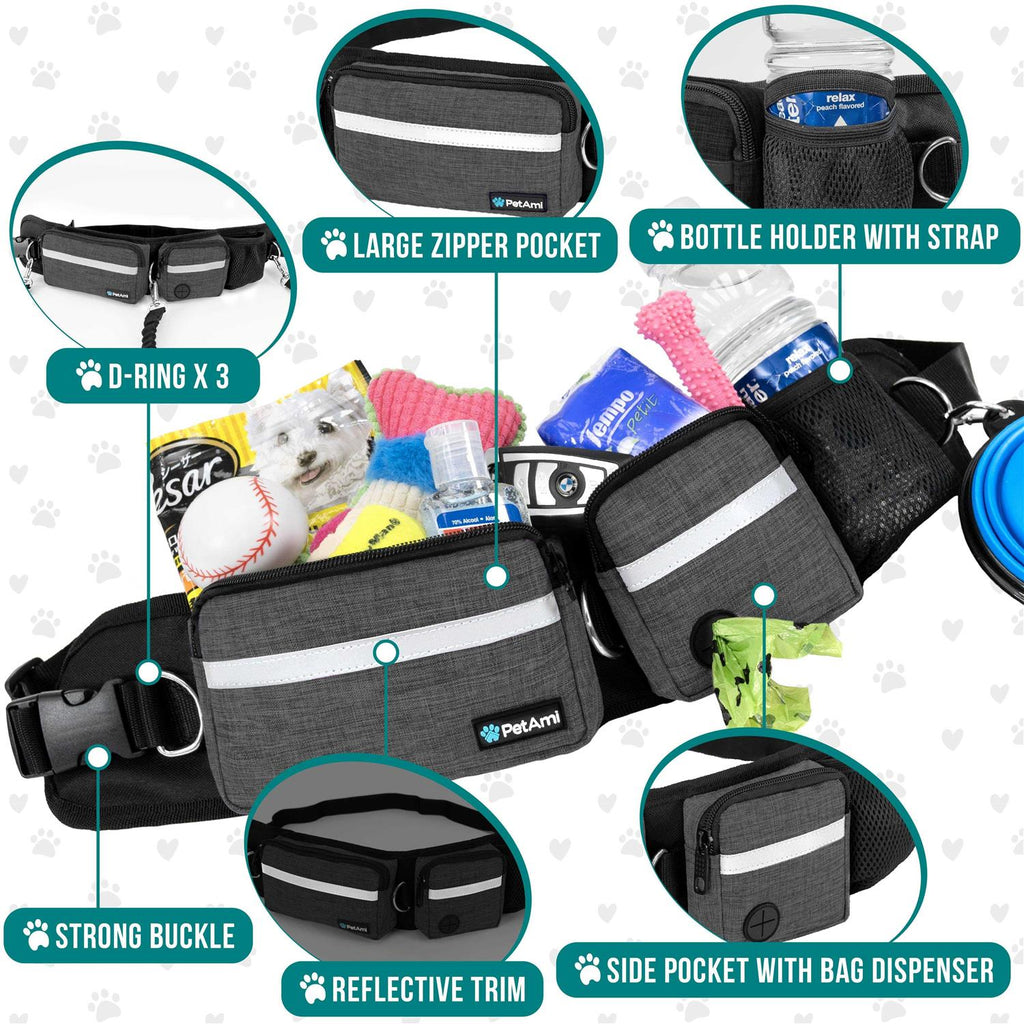 Hands Free Dog Leash Belt Bag B111052