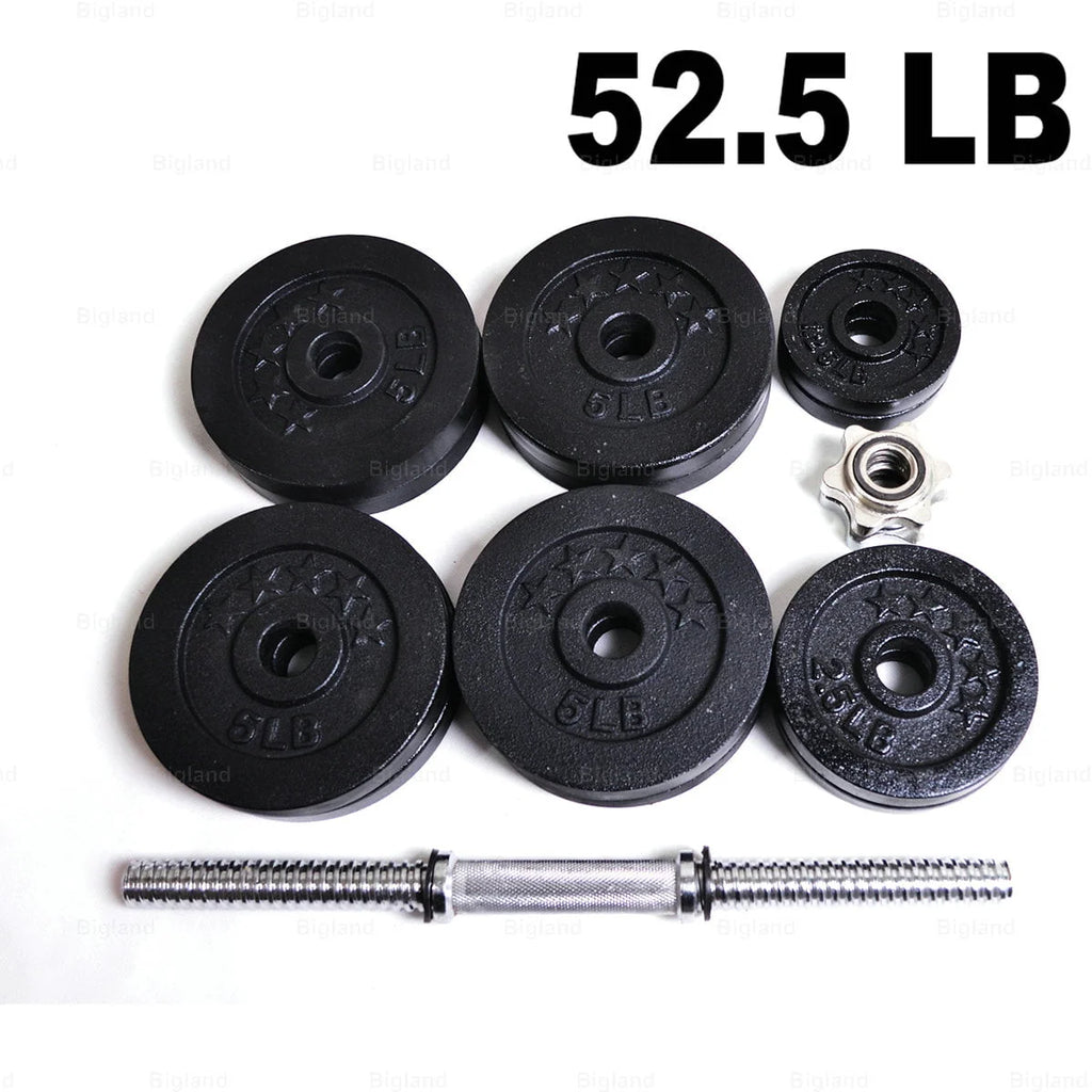 Adjustable Dumbbell Single Unit Black Plated Cast Iron Q48070
