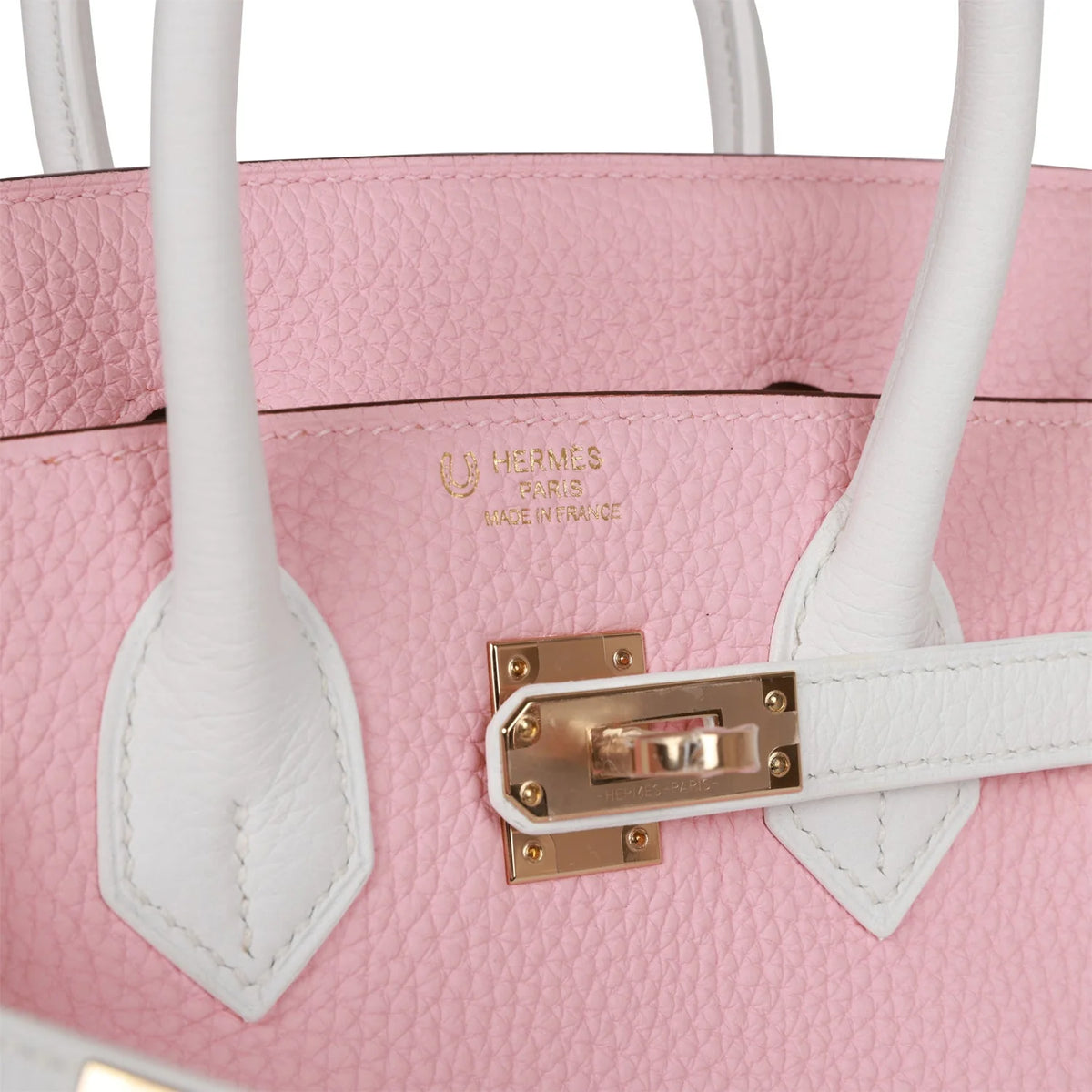 Rose Sakura and White 25 Clemence Handbag N966