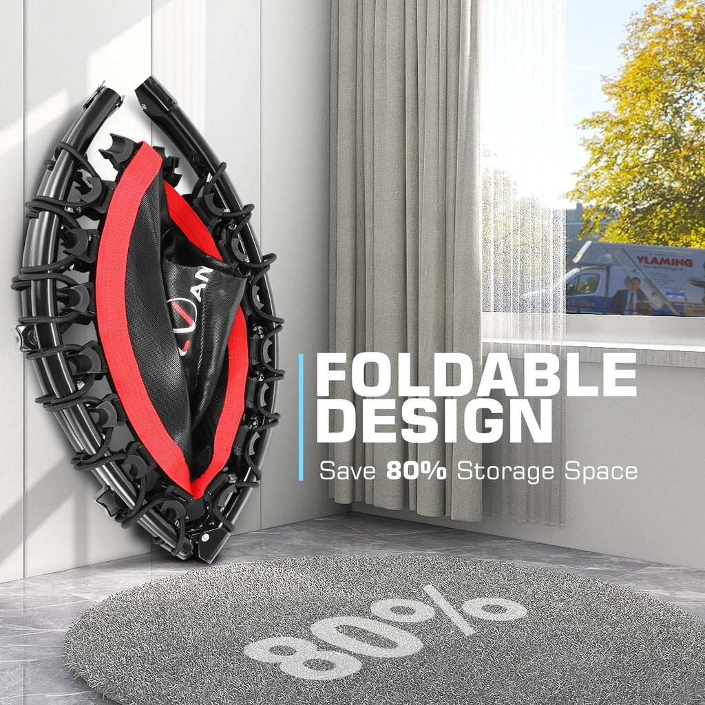 Foldable Mini Trampoline with Bungees G635