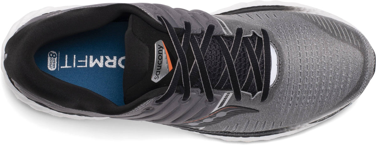 Grey Black Running Shoes V50163