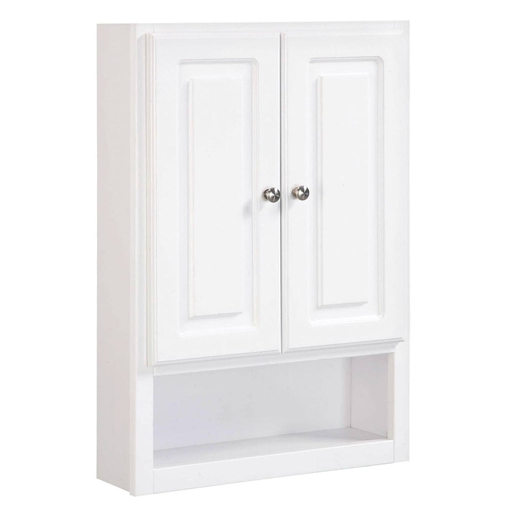 2-Door 21 in. Bathroom Wall Cabinet in White M9935