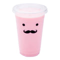 Clear Plastic Flat Straw Lid 20 oz 1000 Count N6265
