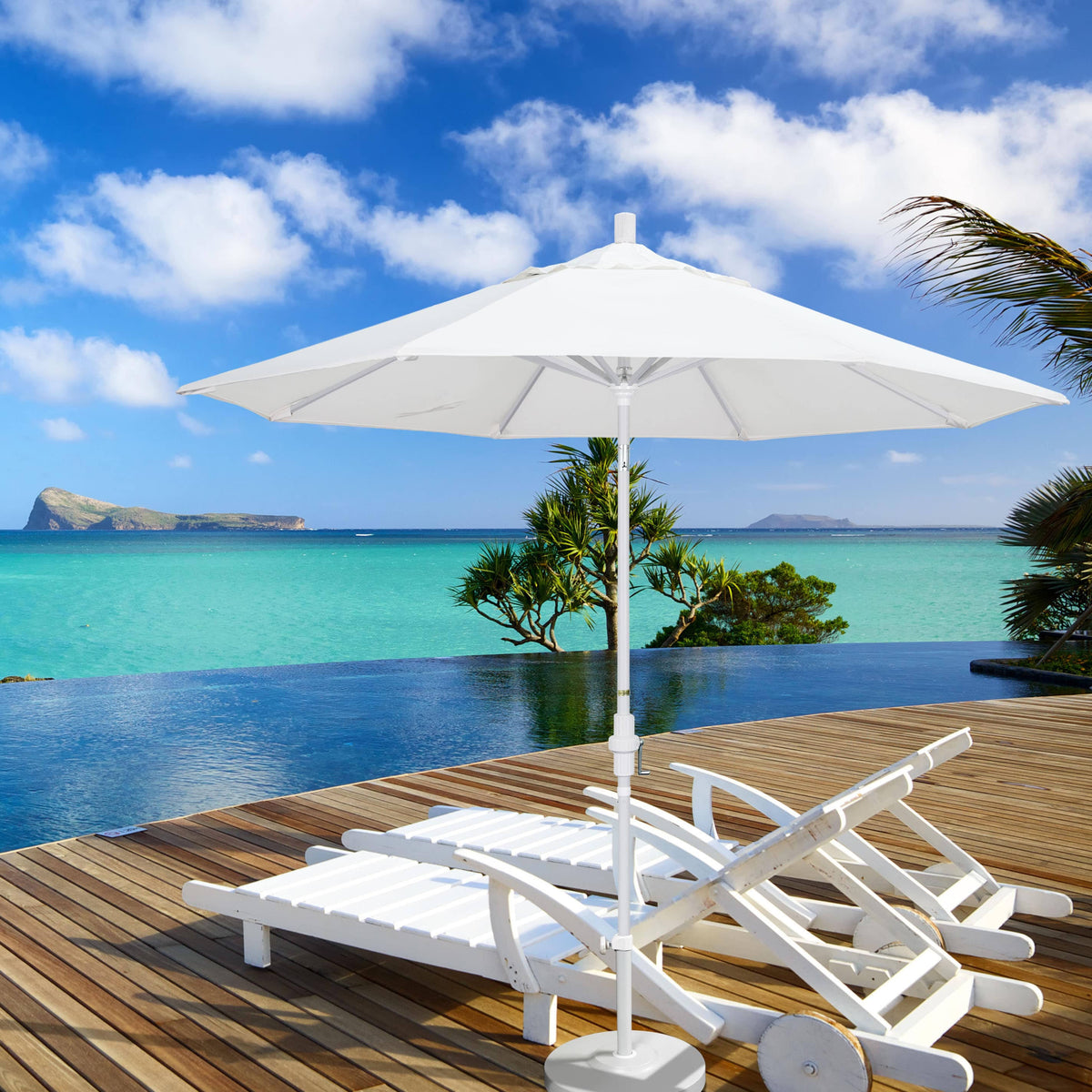 9 ft. Fiberglass Tilt Market Umbrella A632717