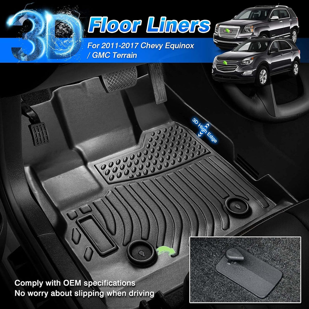 All Weather TPE Floor Mats C432901