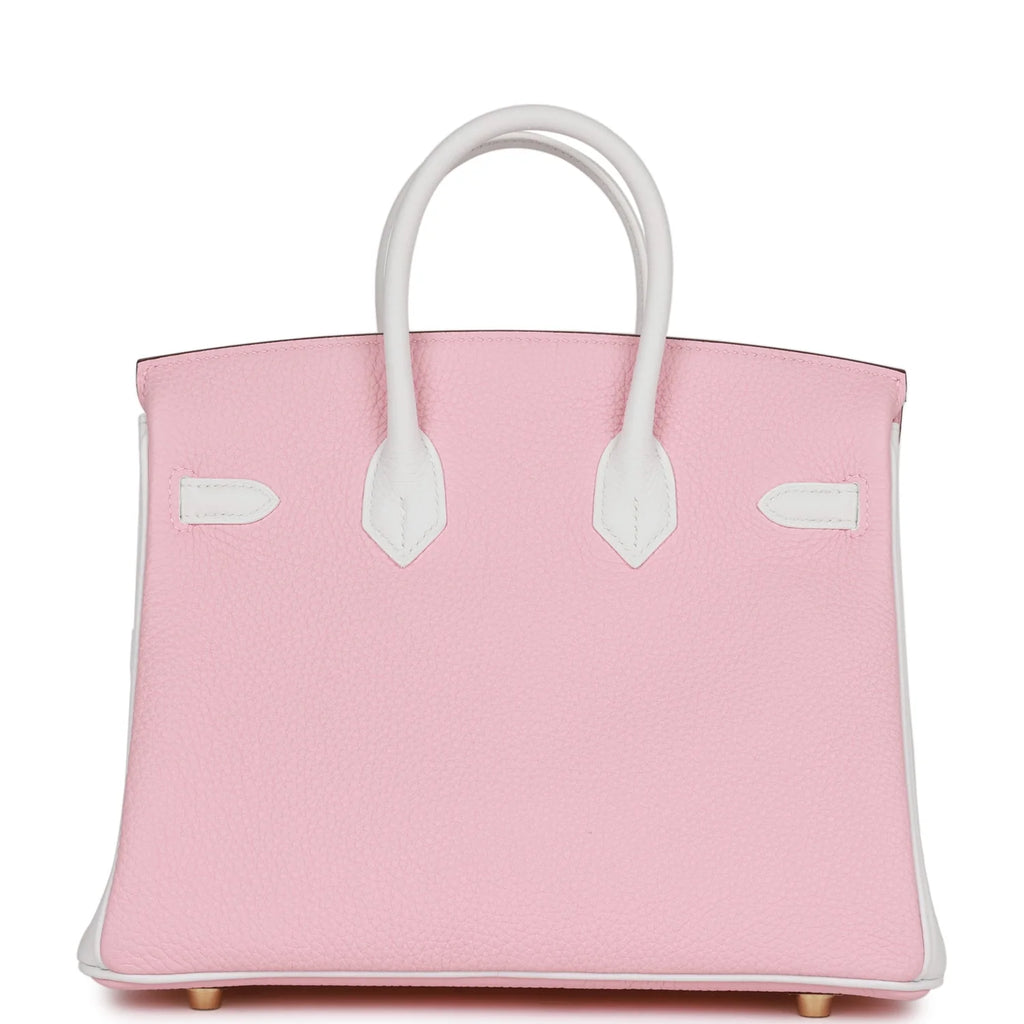 Rose Sakura and White 25 Clemence Handbag N966