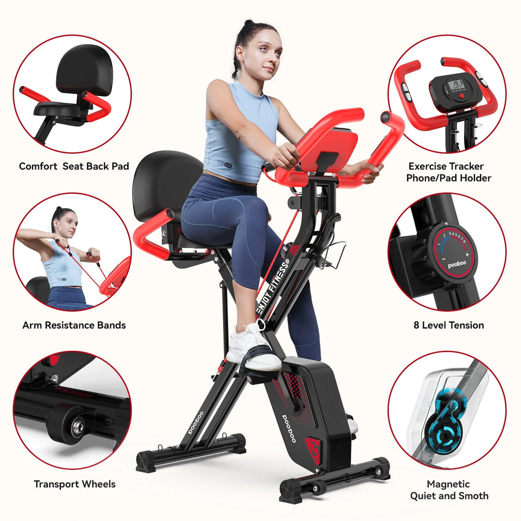 Foldable Magnetic Exercise Bike A2293