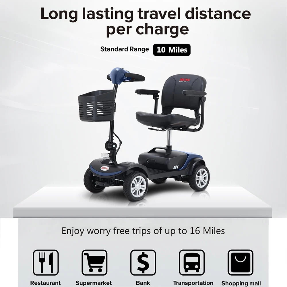 Heavy Duty Electric Mobility Scooter with 300W Motor J469