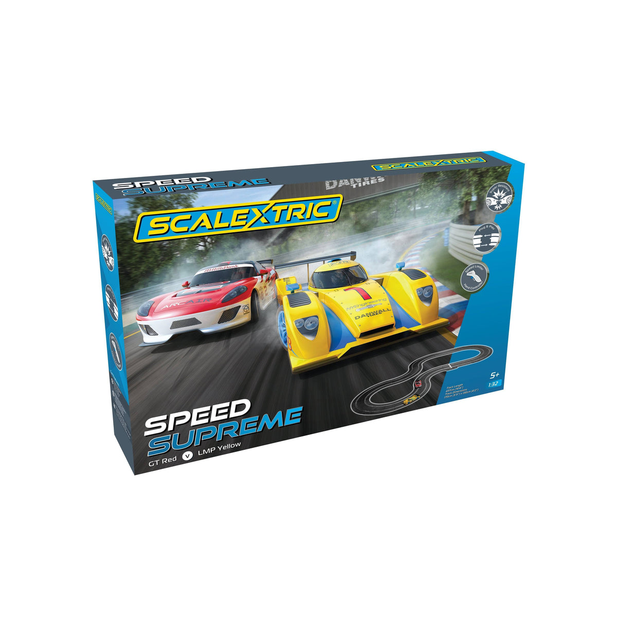 1:32 Slot Car Race Track Set H69385