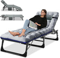 Folding Camping Cot with Cushion & Pillow G894493