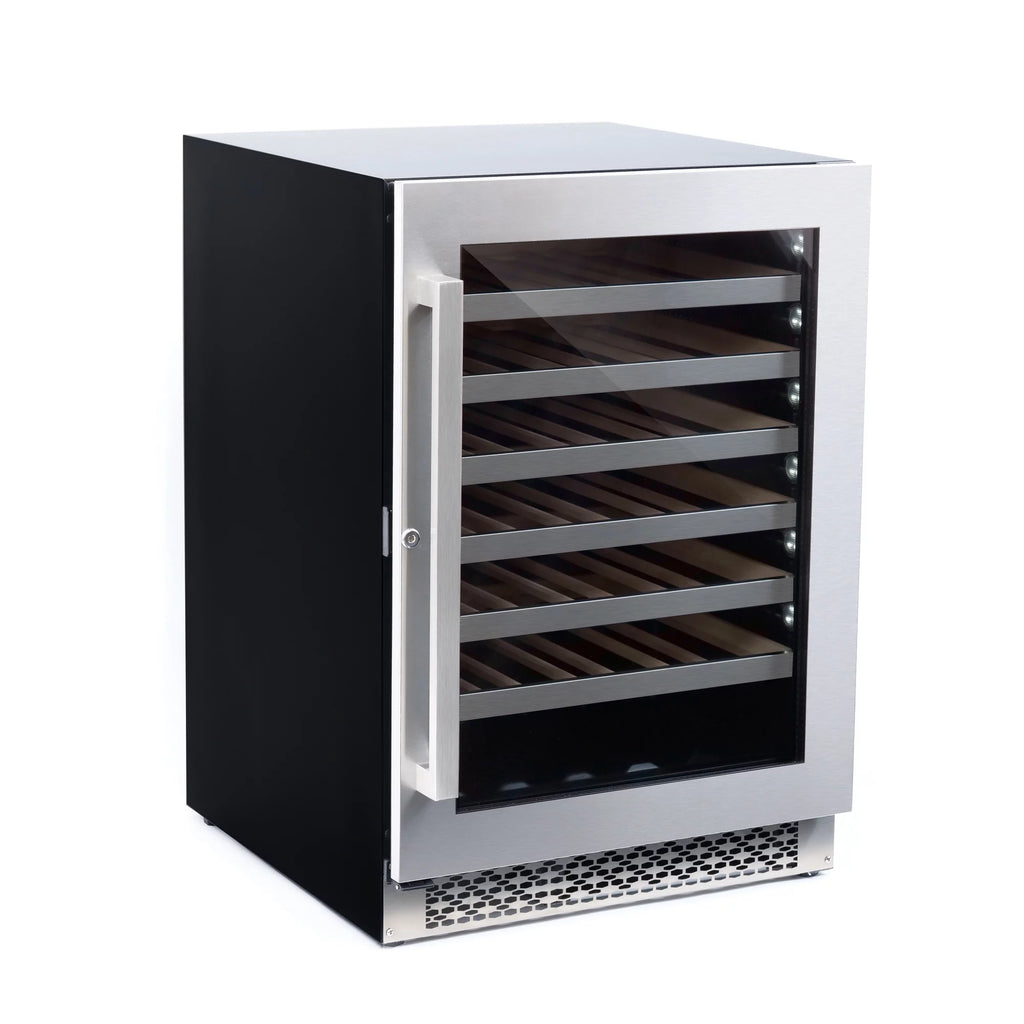 3 Piece Kitchen Appliance Package with Gas Range Range Hood and Wine Refrigerator M6183