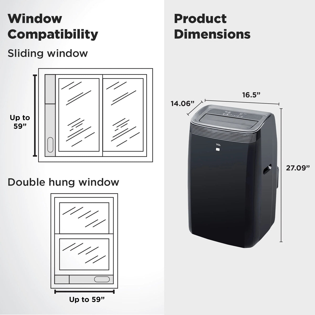 8,000 BTU Smart Portable Air Conditioner D1289