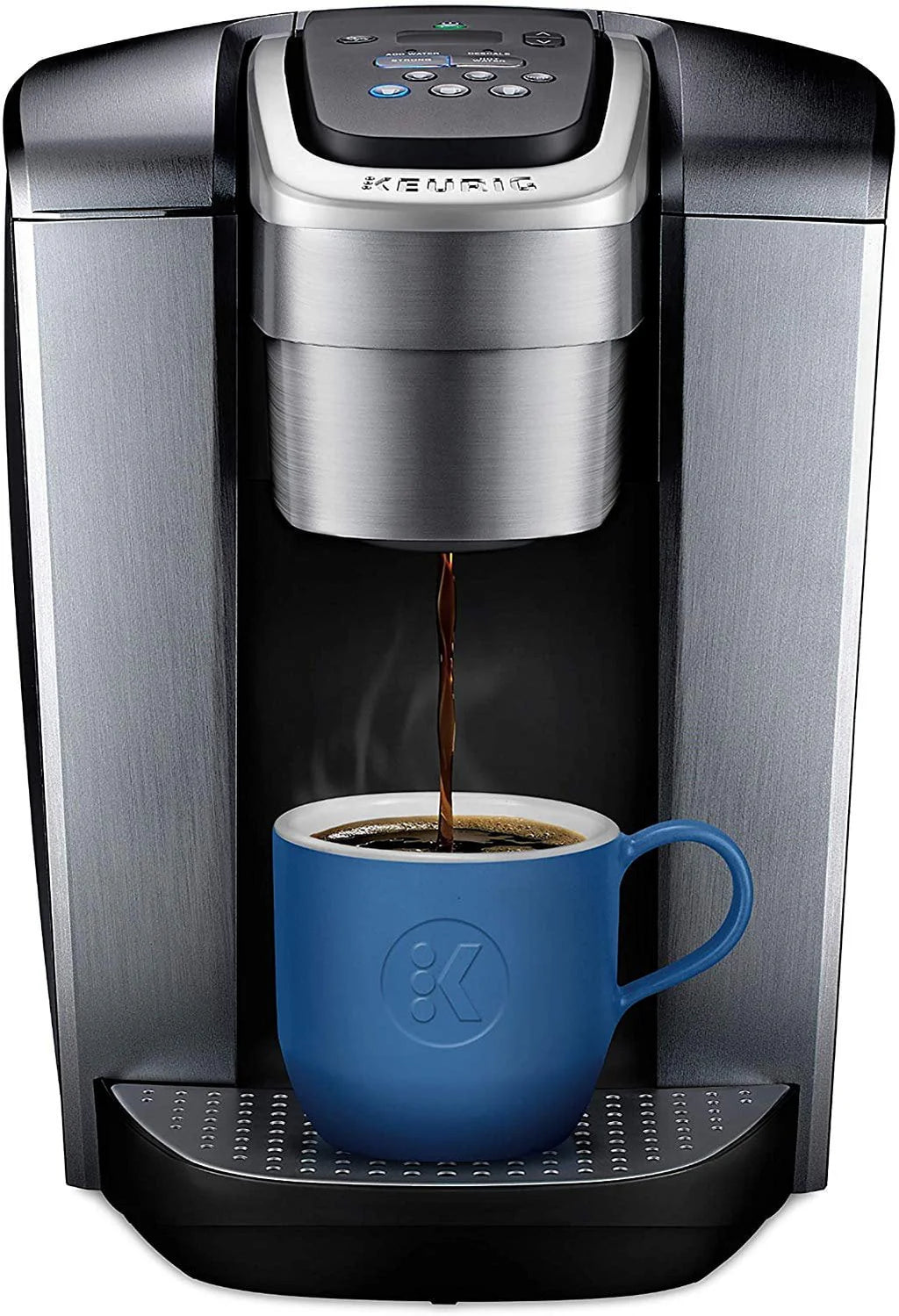 Single Serve K-Cup Pod Coffee Maker, Brushed Silver M4895