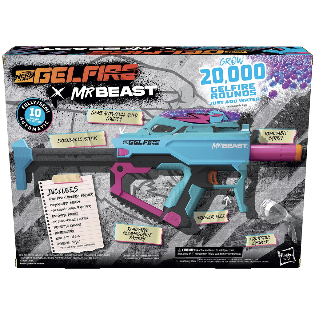 Toy Gel Blaster with 20000 Water Bead Rounds and Eyewear V347454