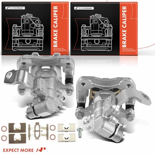 Disc Brake Caliper Assembly with Bracket Rear Right Passenger Side F196115