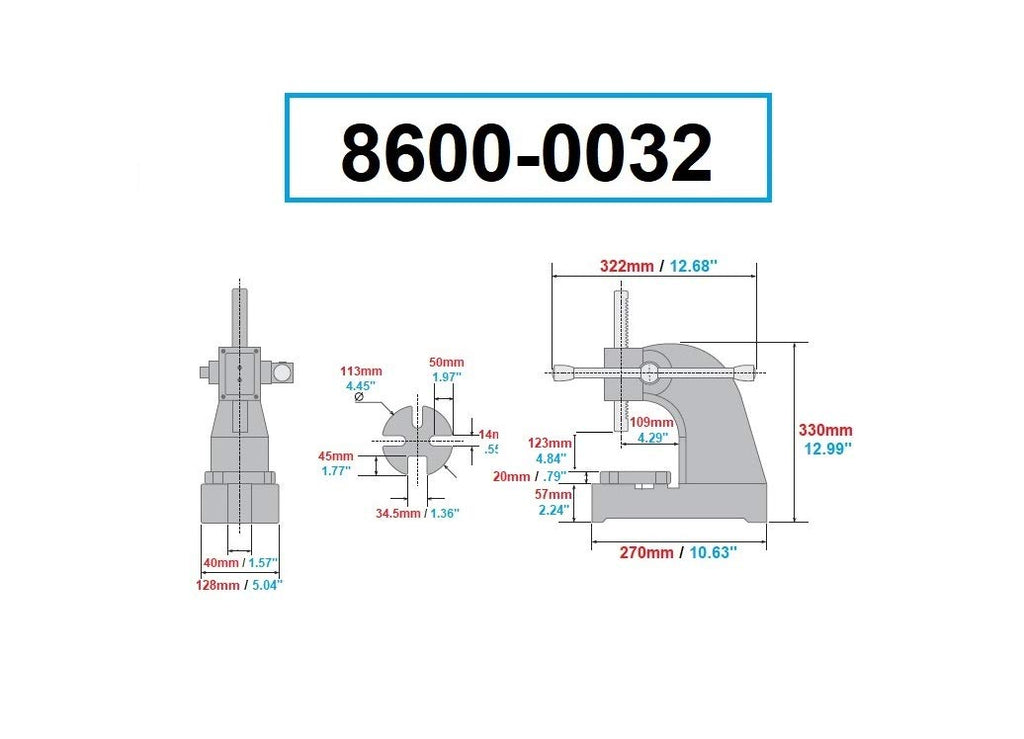 Heavy Duty Arbor Press, 1 Ton Capacity O386327