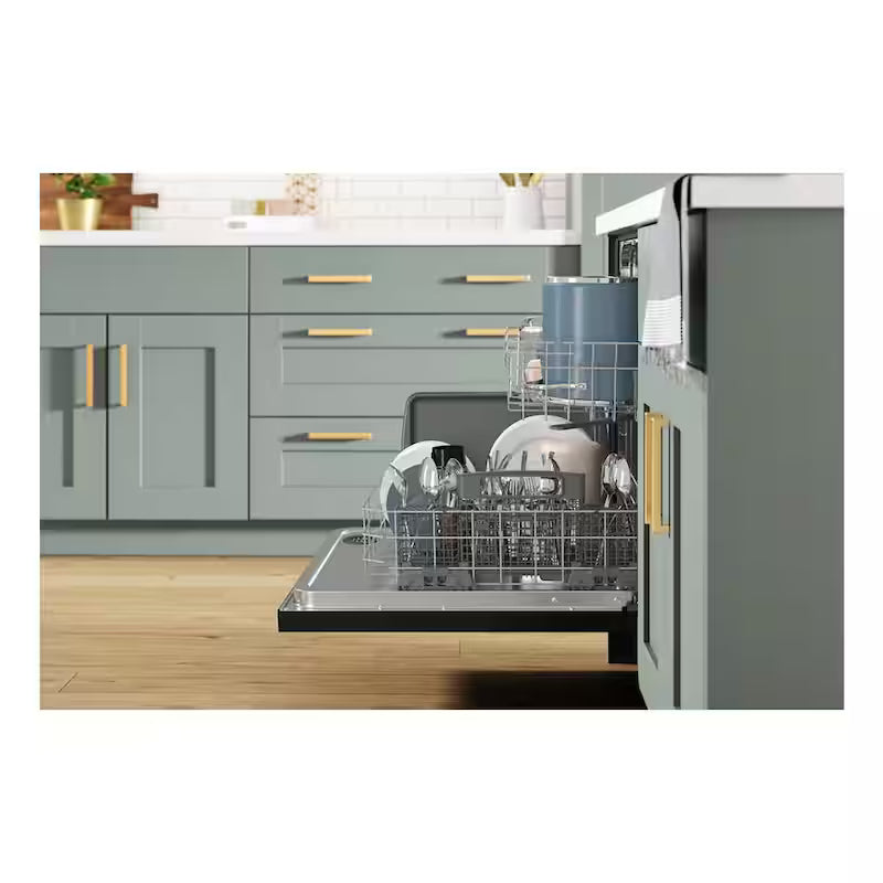 Black Dishwasher with Stainless Steel Tub G850939