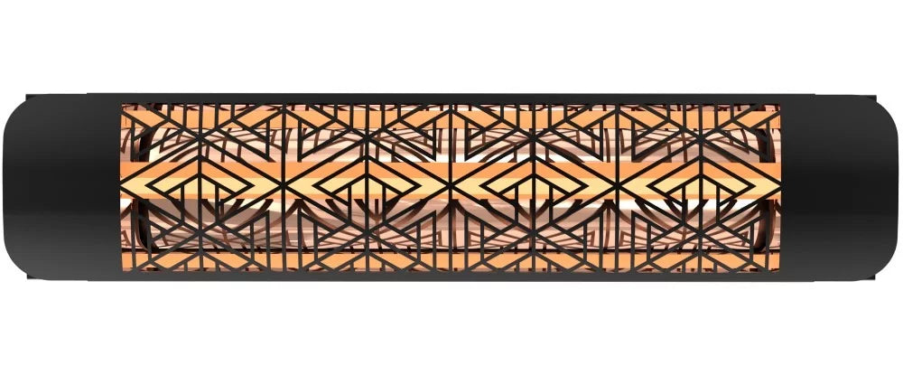 1500 Watt Plug-In Electric Infrared Heater Black S55426