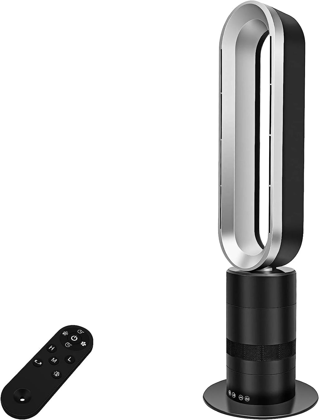 32-inch Bladeless Tower Fan Heater & Fan Combo with Remote Control N72793