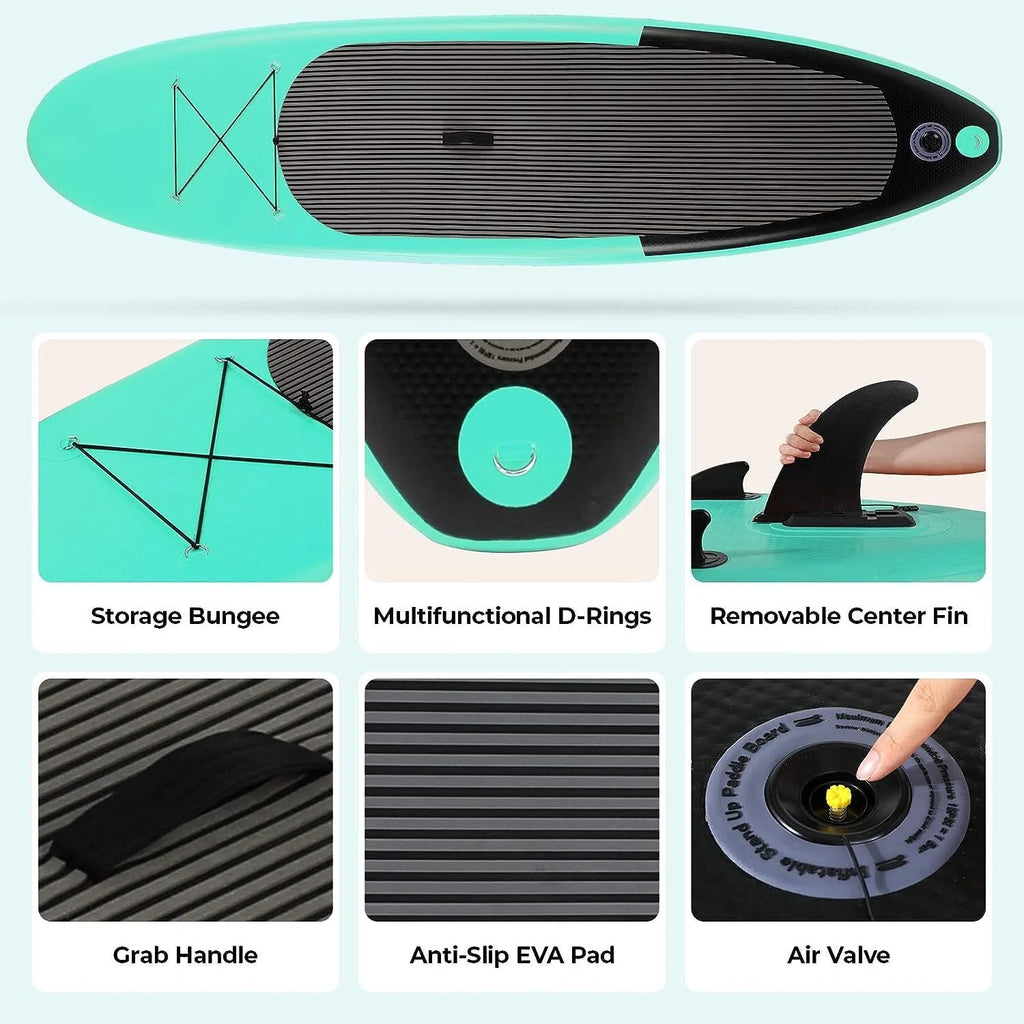 Inflatable Stand Up Paddle Board with Non-Slip Deck W612
