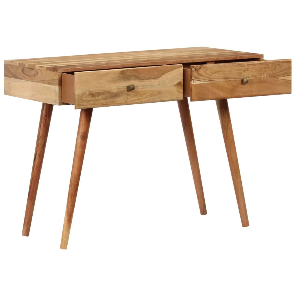 Acacia Wood Writing Desk with 2 Storage Drawers E11224