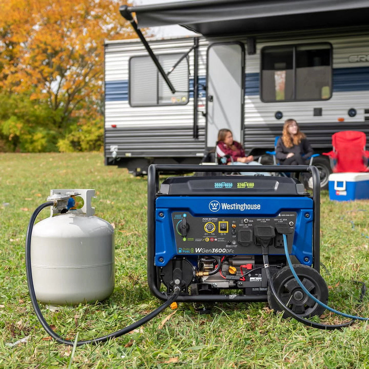4650 Peak Watt Dual Fuel Portable Generator J149836