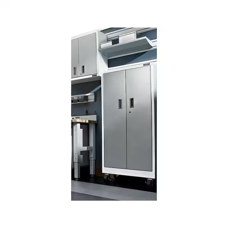 Steel Freestanding Garage Cabinet in Gray Slate P76711