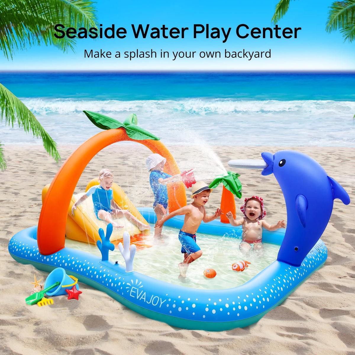 Inflatable Rectangular Swimming Pool C17638