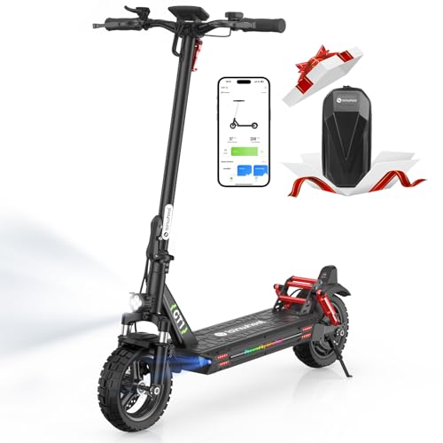 Electric Scooter with 800W Motor, 28 MPH, 10" Off-Road Tires L138449