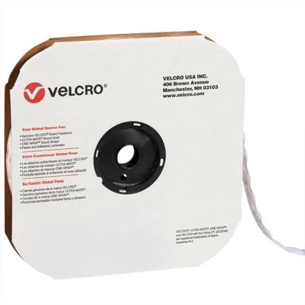 White Velcro Tape Dots, 450/Case O162374