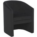Black Velvet Accent Chairs V27117