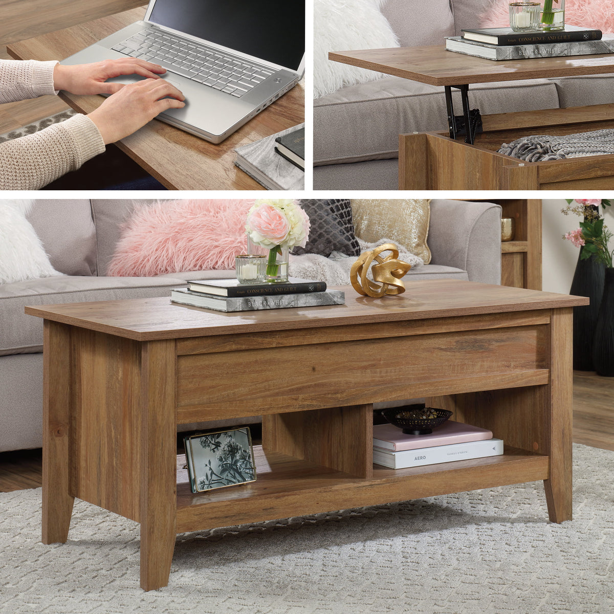 Wood Lift-Top Coffee Table B157669