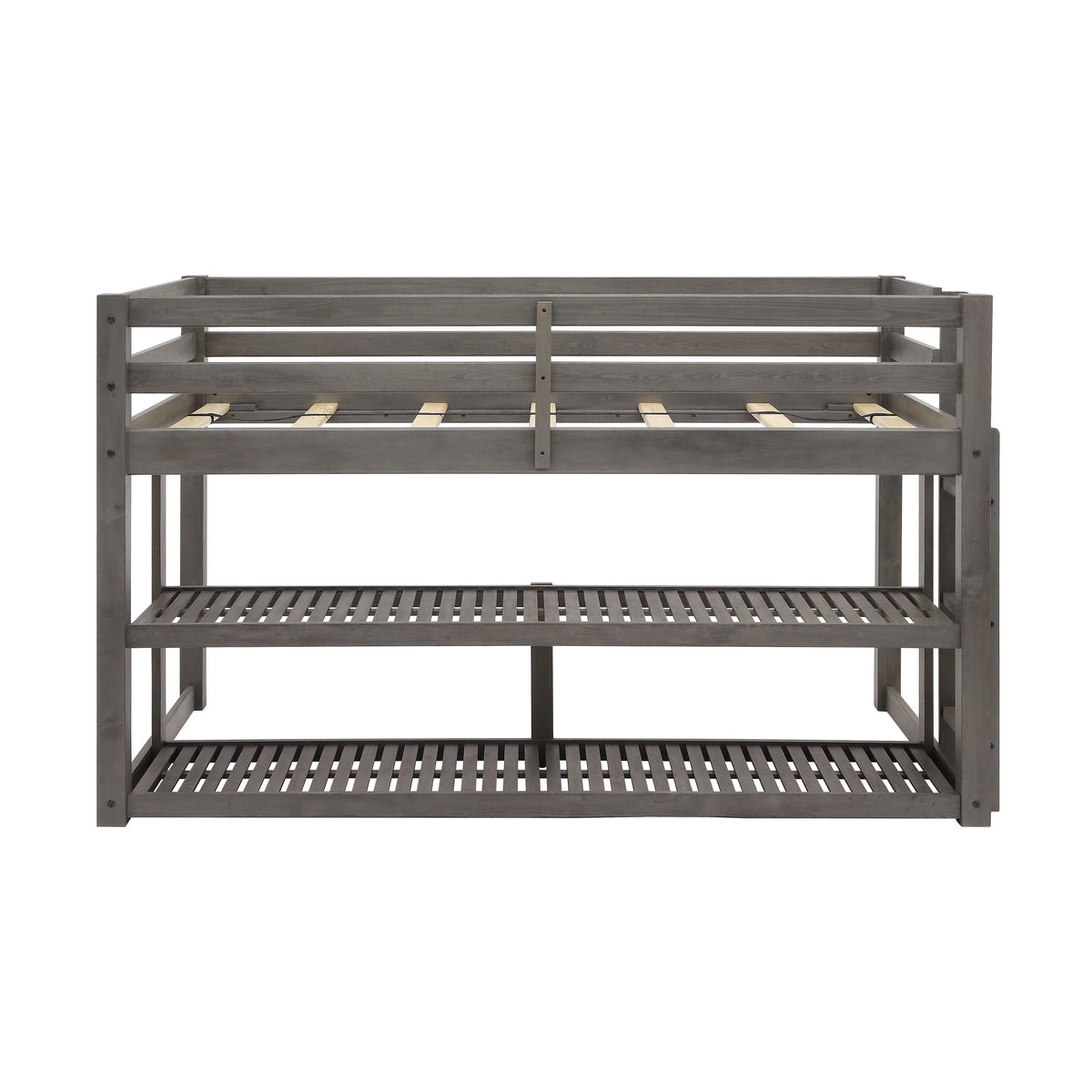 Black Twin Loft Storage Bed V57514