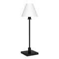 28" Tall Table Lamp with Metal Shade in Black H972359