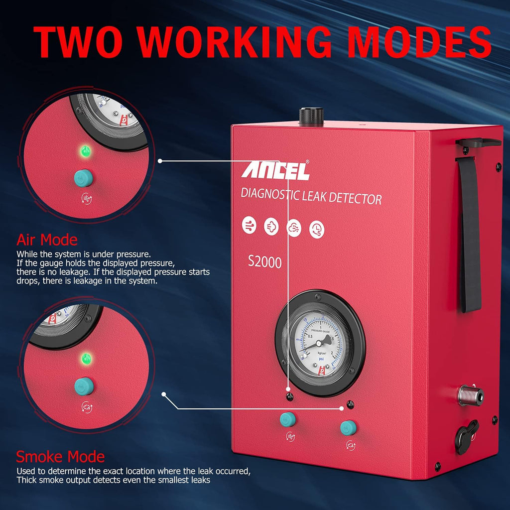 Automotive EVAP Smoke Machine Leak Detector Full Kit X781