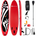 11' Inflatable Stand Up Paddle Board with Bag Paddle Pump Red Z2074