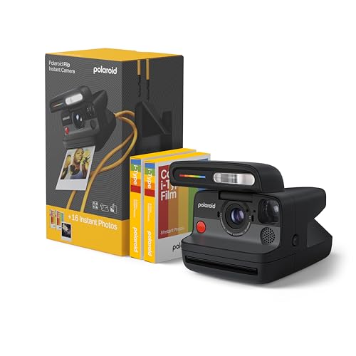 Black Instant Camera with Color Film Bundle D75047