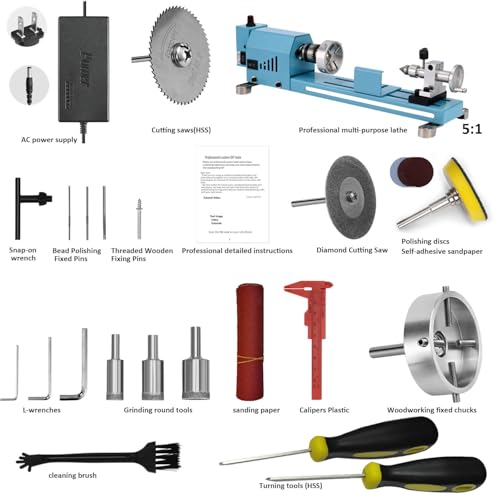 Mini Multi-Purpose Lathe with Tools O260